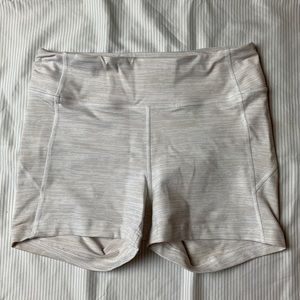 Outdoor Voices Cream Flex Shorts